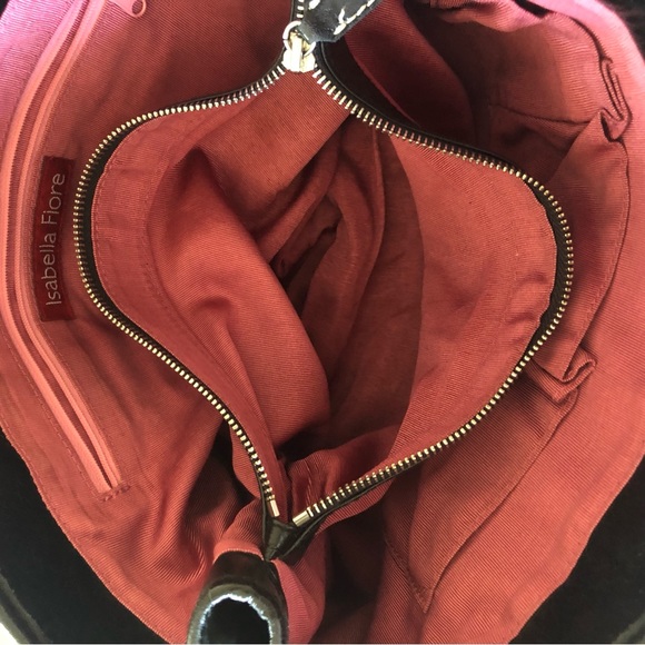 ISABELLA FIORE leather, patchwork bag. Excellent condition. Vintage black๐ - Picture 16 of 16